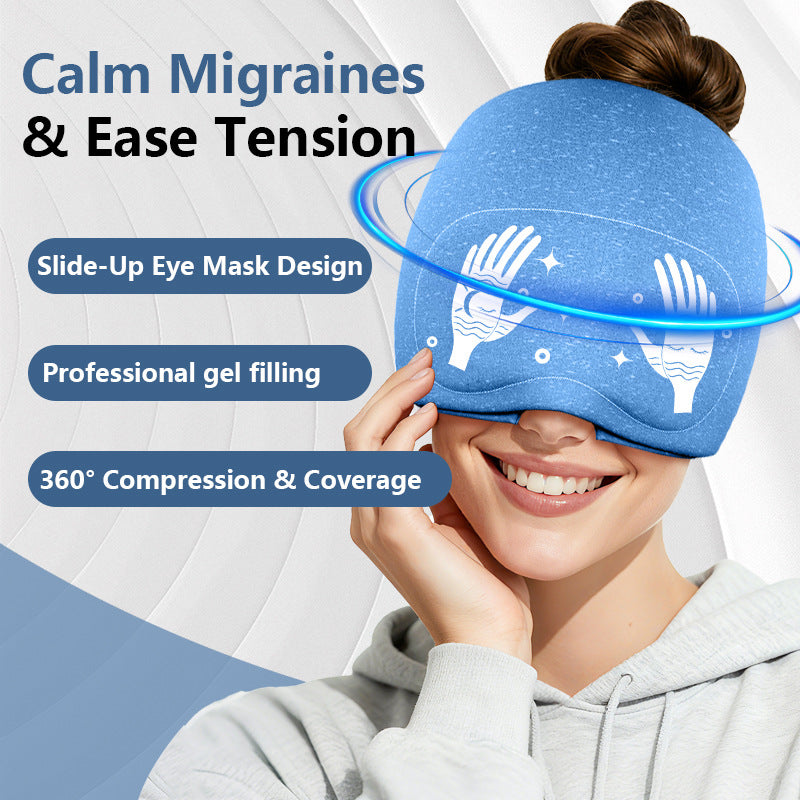 Cold Hot Gel Eye Mask Cap