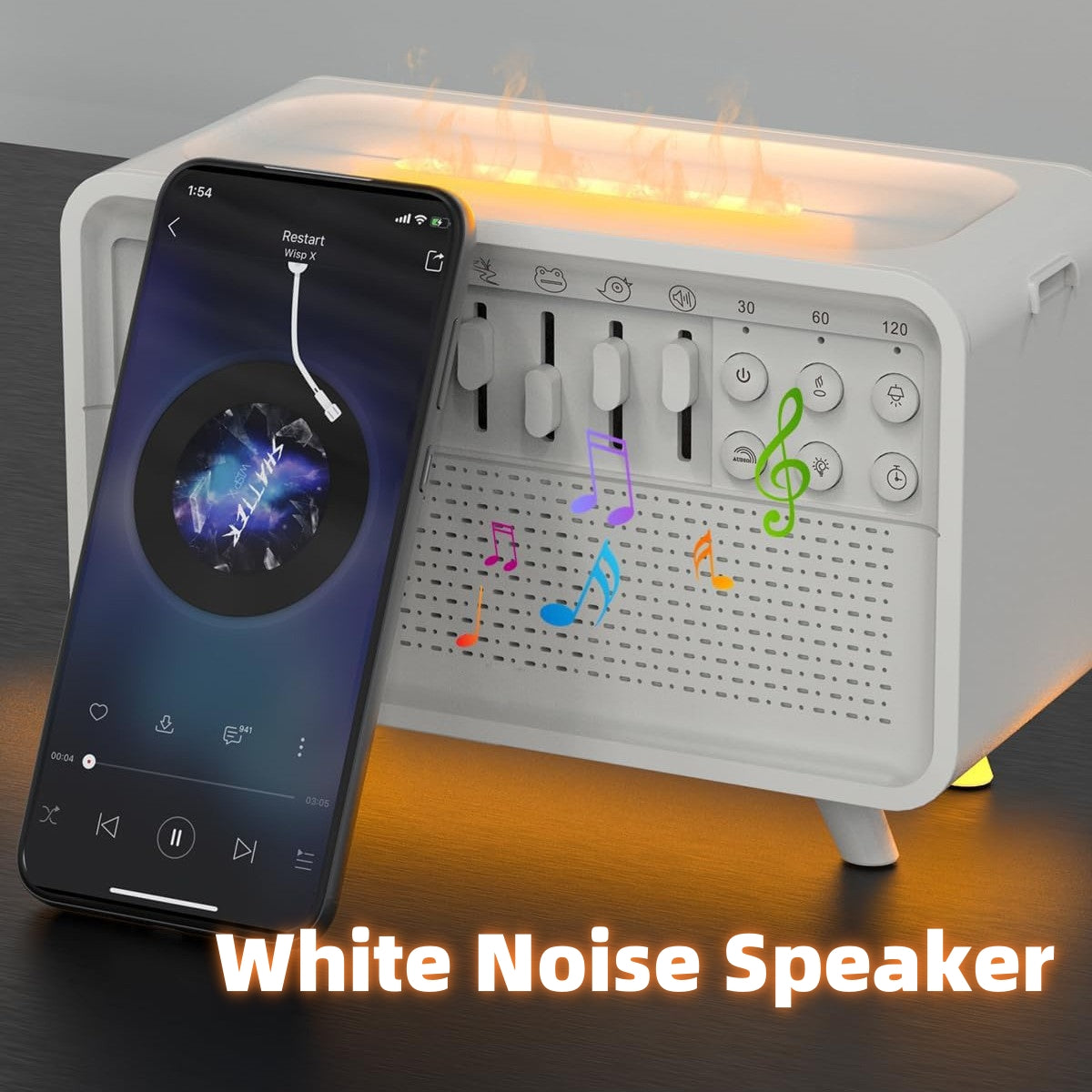 White Noise Night Light Humidifier